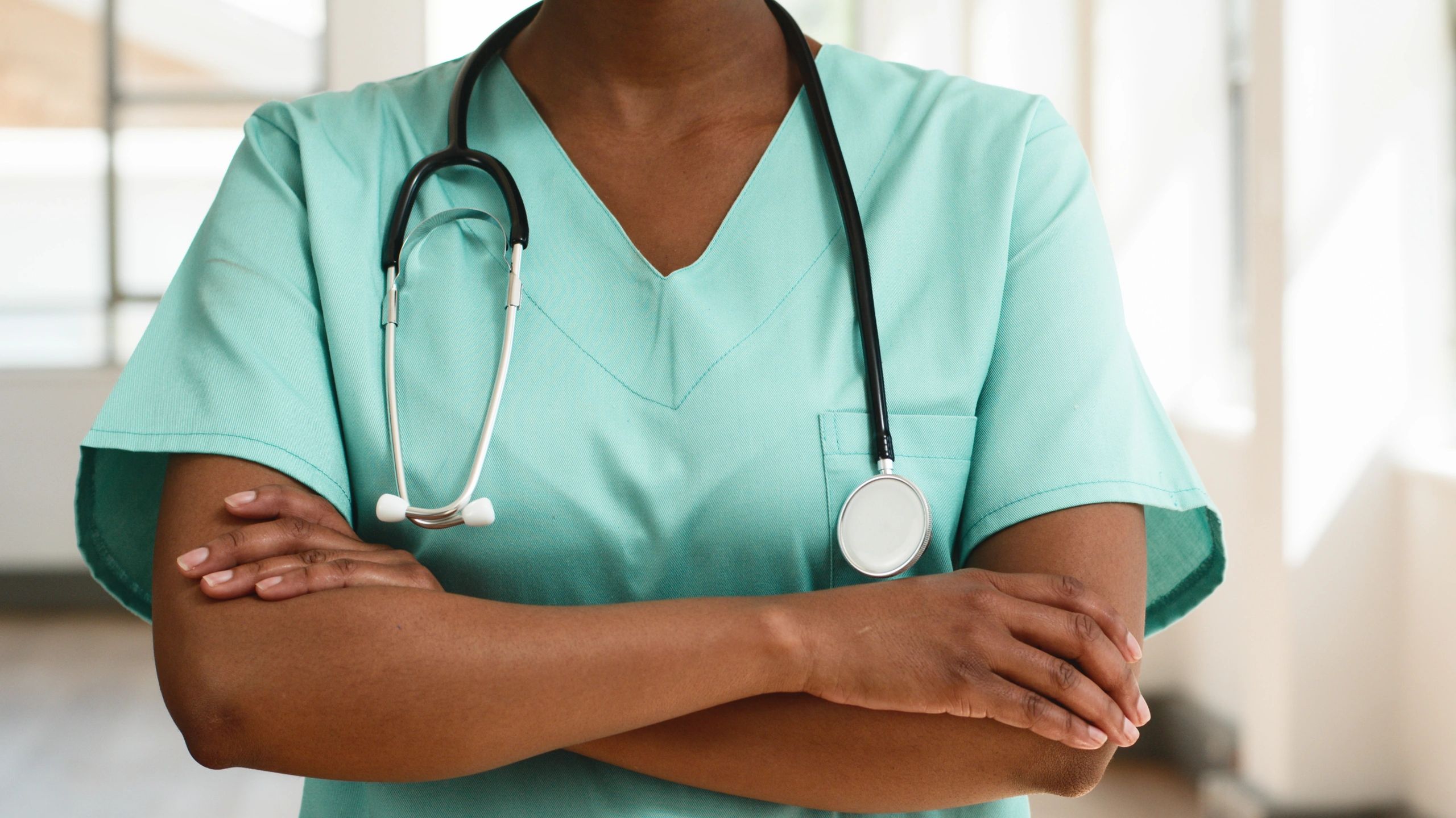 Nurse providing phone triage support to a patient