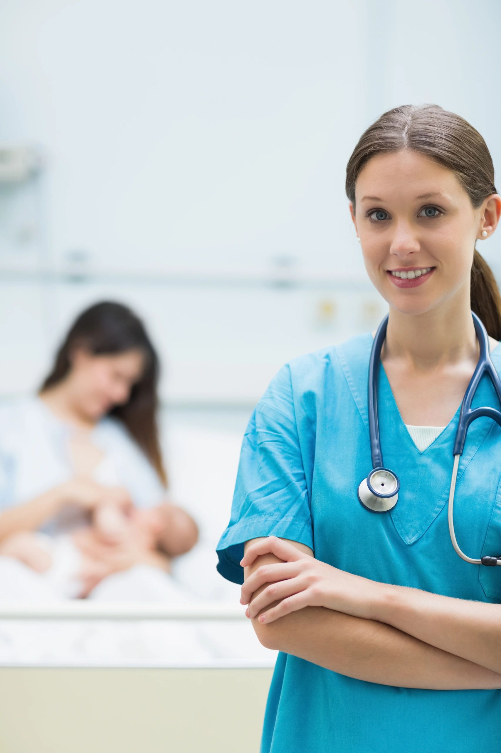 Patient receiving care instructions over the phone